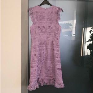 J. Crew Dresses - JCrew Cap Sleeved ruffle dress in mixed lace NWT J. Crew Dresses - JCrew Cap Sleeved ruffle dress in mixed lace NWT